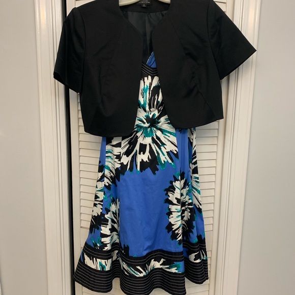 9West Dress Vibrant Blue/White/Black”final price” - Picture 8 of 8